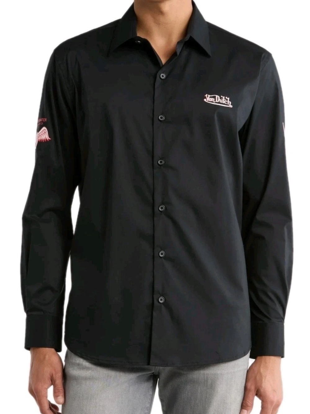 VON DUTCH L/S Logo Button Down